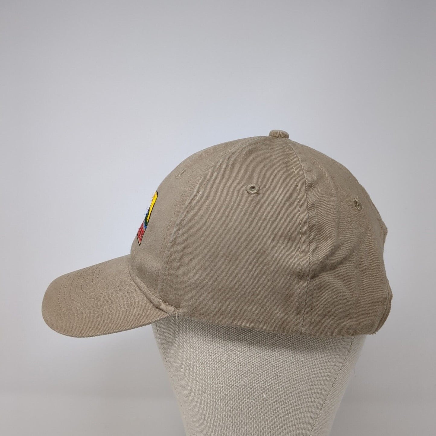 Boise Mattress Strapback Hat Tan One Size Adjustable Embroidered KC
