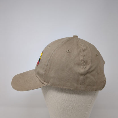 Boise Mattress Strapback Hat Tan One Size Adjustable Embroidered KC