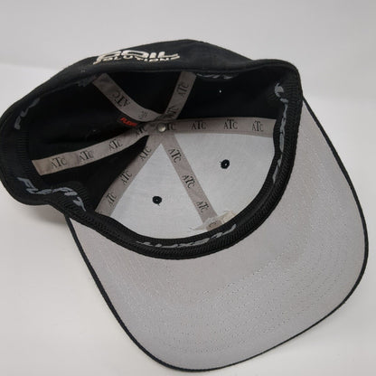 Coil Solutions Fitted Hat Black S/M Flexfit Embroidered Authentic T-Shirt Co.