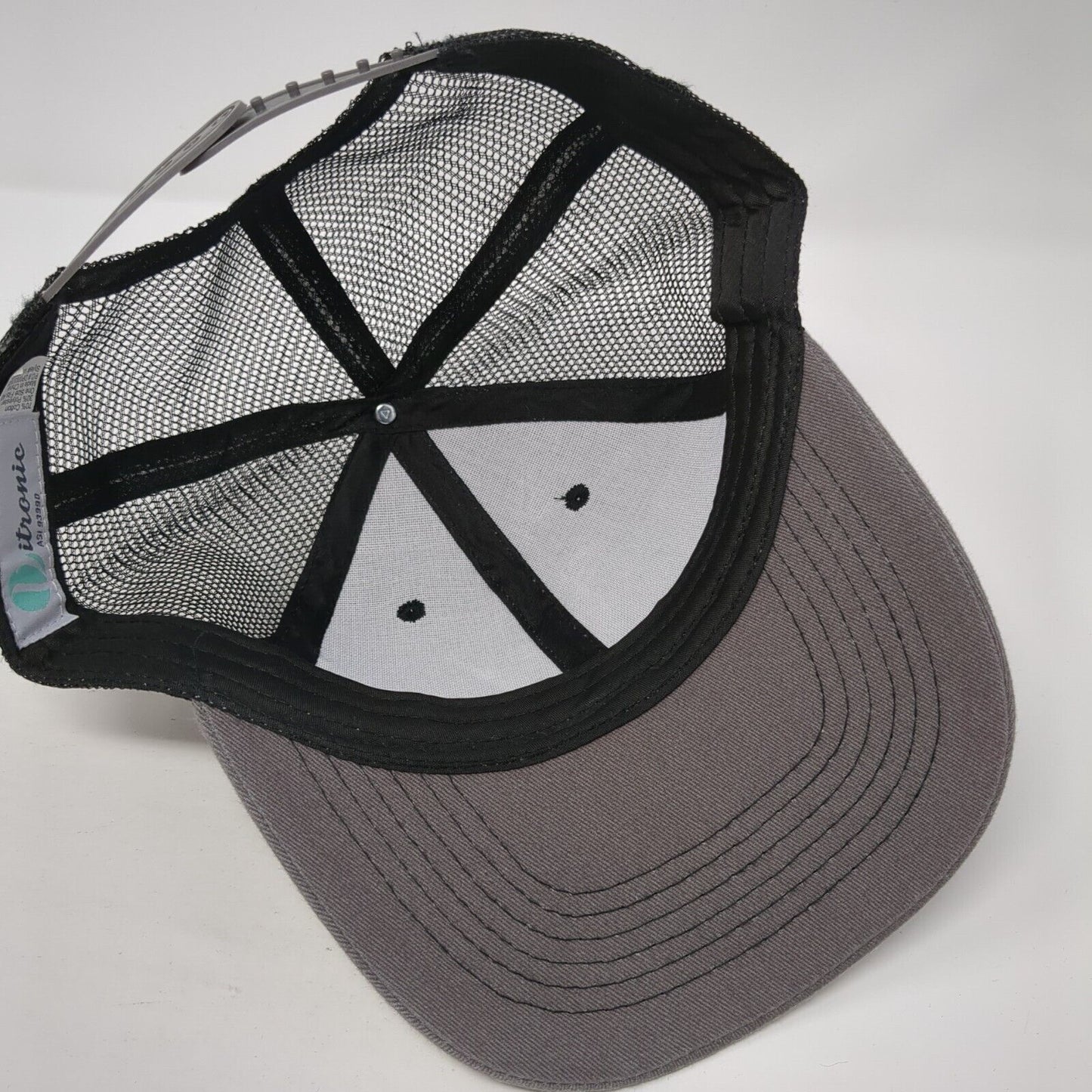 Club Keno Snapback Mesh Back Trucker Hat Gray One Size Adjustable