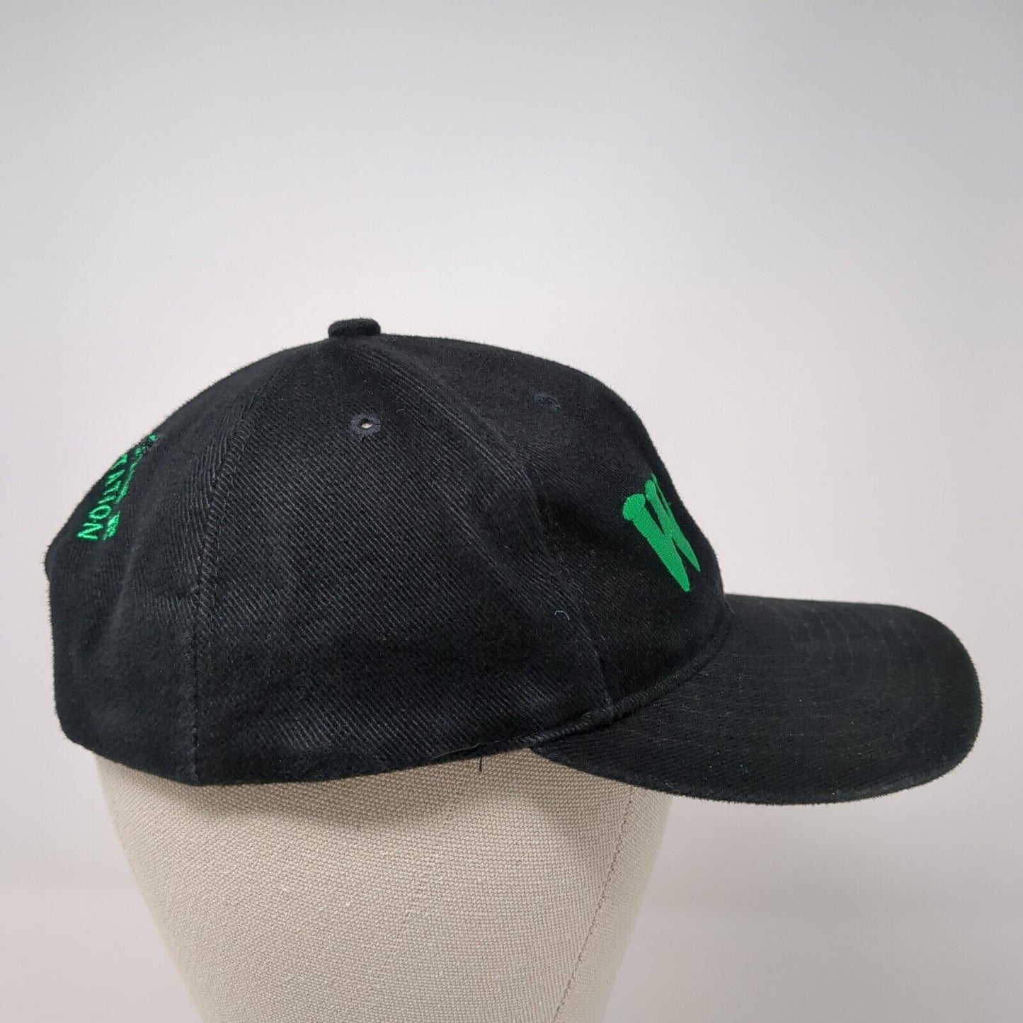W-T Wrag-Time Transportation Snapback Hat Black One Size Embroidered