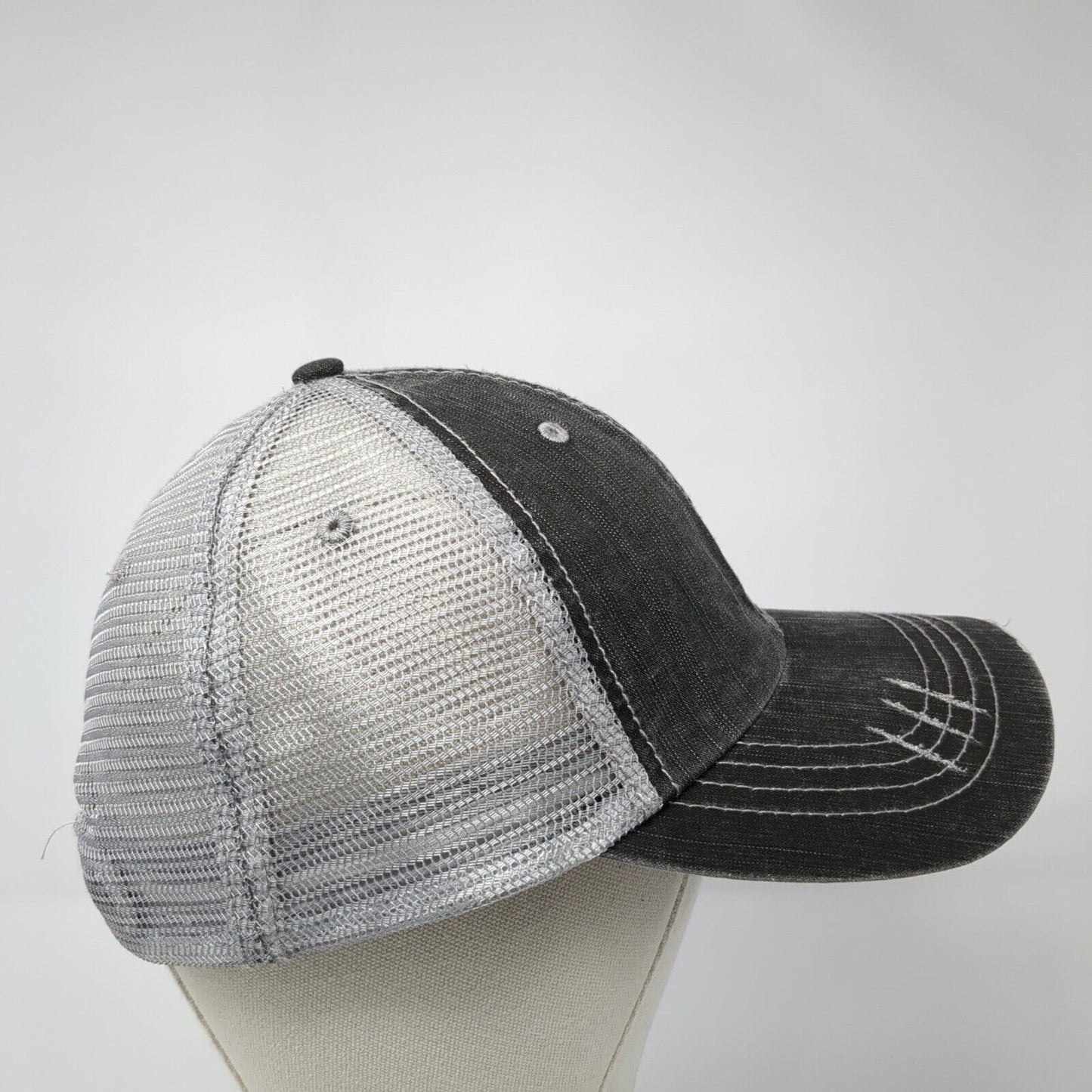 Mama Bear Strapback Trucker Hat Gray One Size Mesh Back Adjustable HG