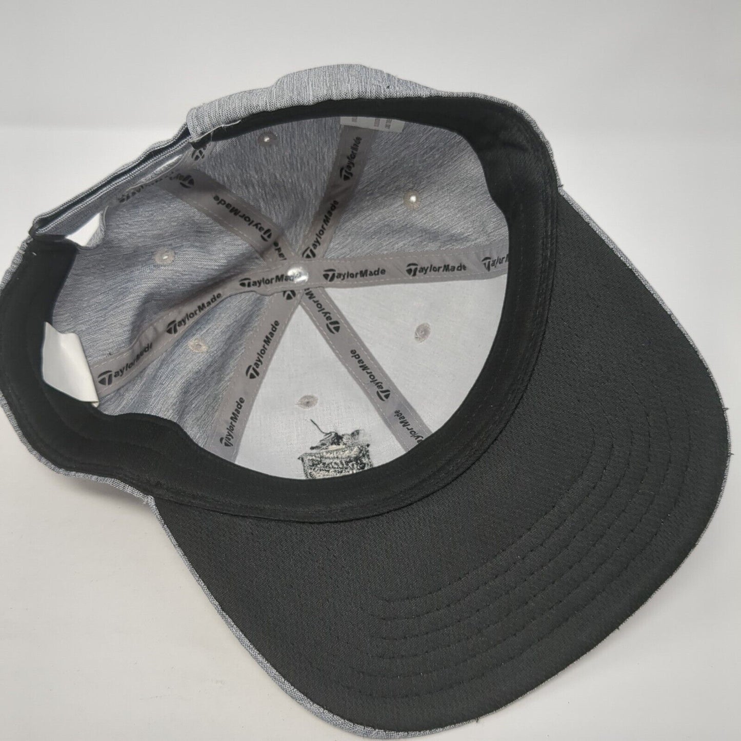 Hillcrest Country Club Strapback Hat Gray OS Adjustable Embroidered TaylorMade