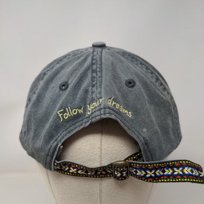 Arrow Follow Your Dreams Slideback Hat Gray One Size Embroidered Natural Life