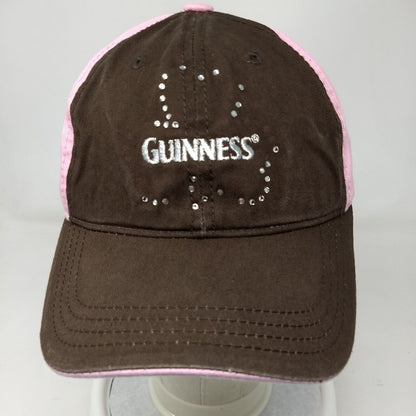 Guinness Strapback Hat Multi OSFA Adjustable Colorblock Rhinestone
