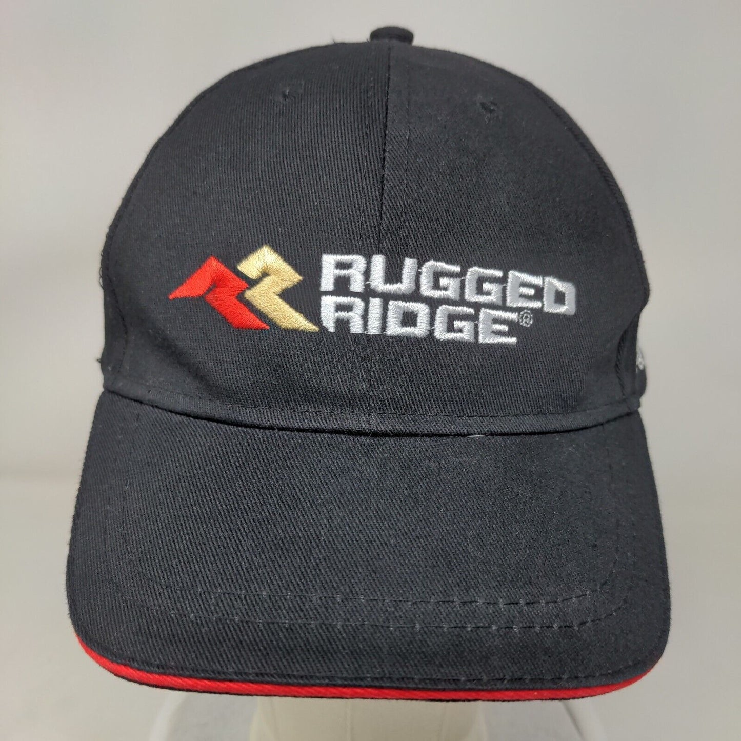 Rugged Ridge Your Adventure Strapback Hat Black One Size Embroidered