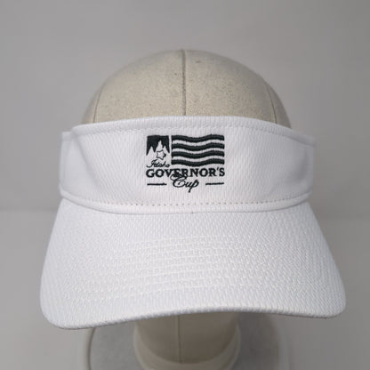 Idaho Governor's Cup Strapback Sun Visor Hat White One Size New Era