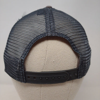 Foresters Snapback Trucker Hat Gray OSFA Adjustable Embroidered Mesh Back Pukka