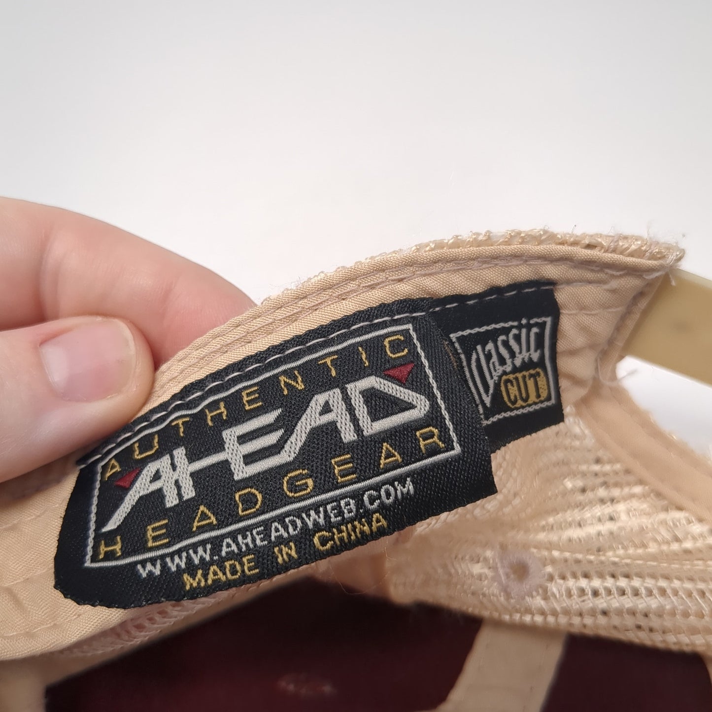 Whitetail Snapback Mesh Back Trucker Hat Red One Size Colorblock Ahead