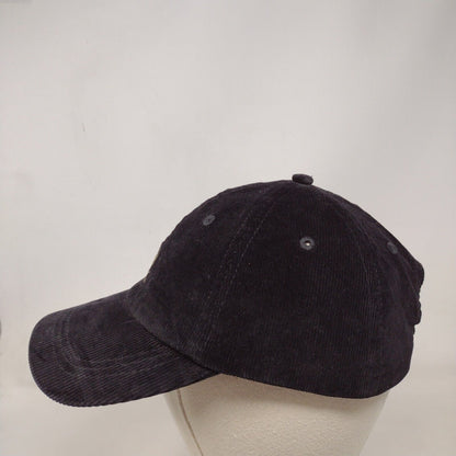 Kangol Slideback Hat Black Size L Corduroy Hat Cotton Blend Embroidered Logo