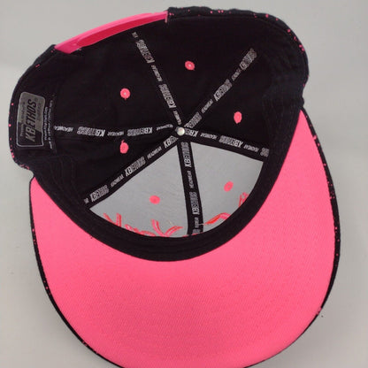 New York Snapback Hat Multi OSFA Embroidered Paint Splatter KB ETHOS