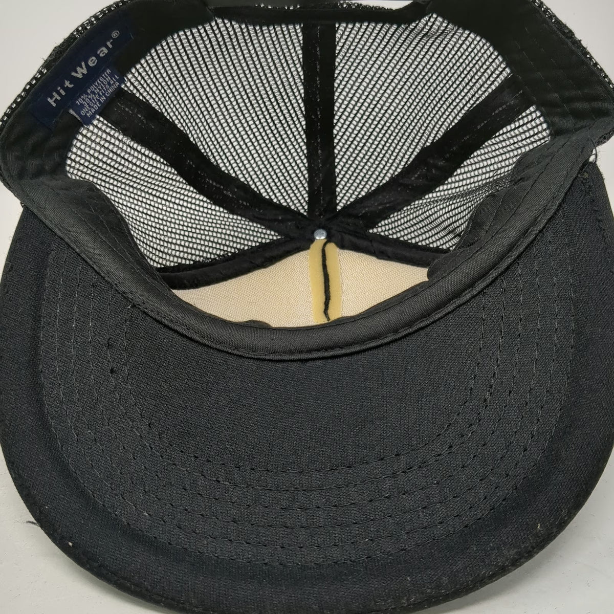 Hit Wear Trucker Hat Black One Size Idaho River Sports Mesh Back Snapback