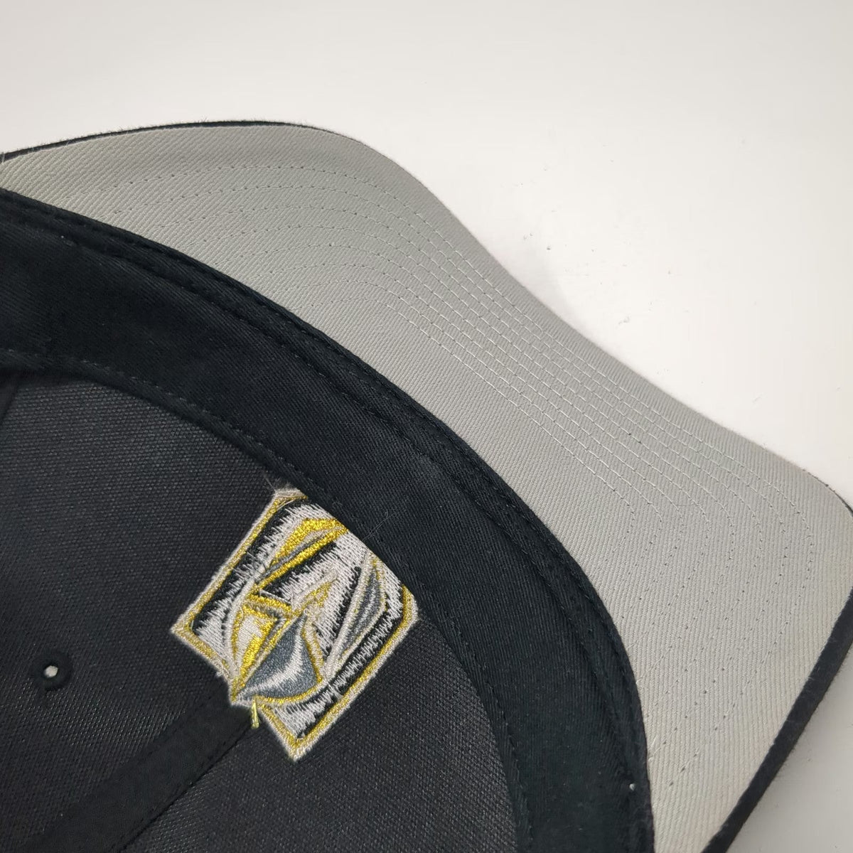 '47 Vegas Golden Knights NHL Trucker Hat Black White Gold Gray One Size Snapback