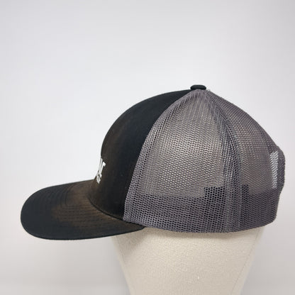 JMAC Resources Inc Snapback Trucker Hat Black One Size Mesh Pacific Headwear