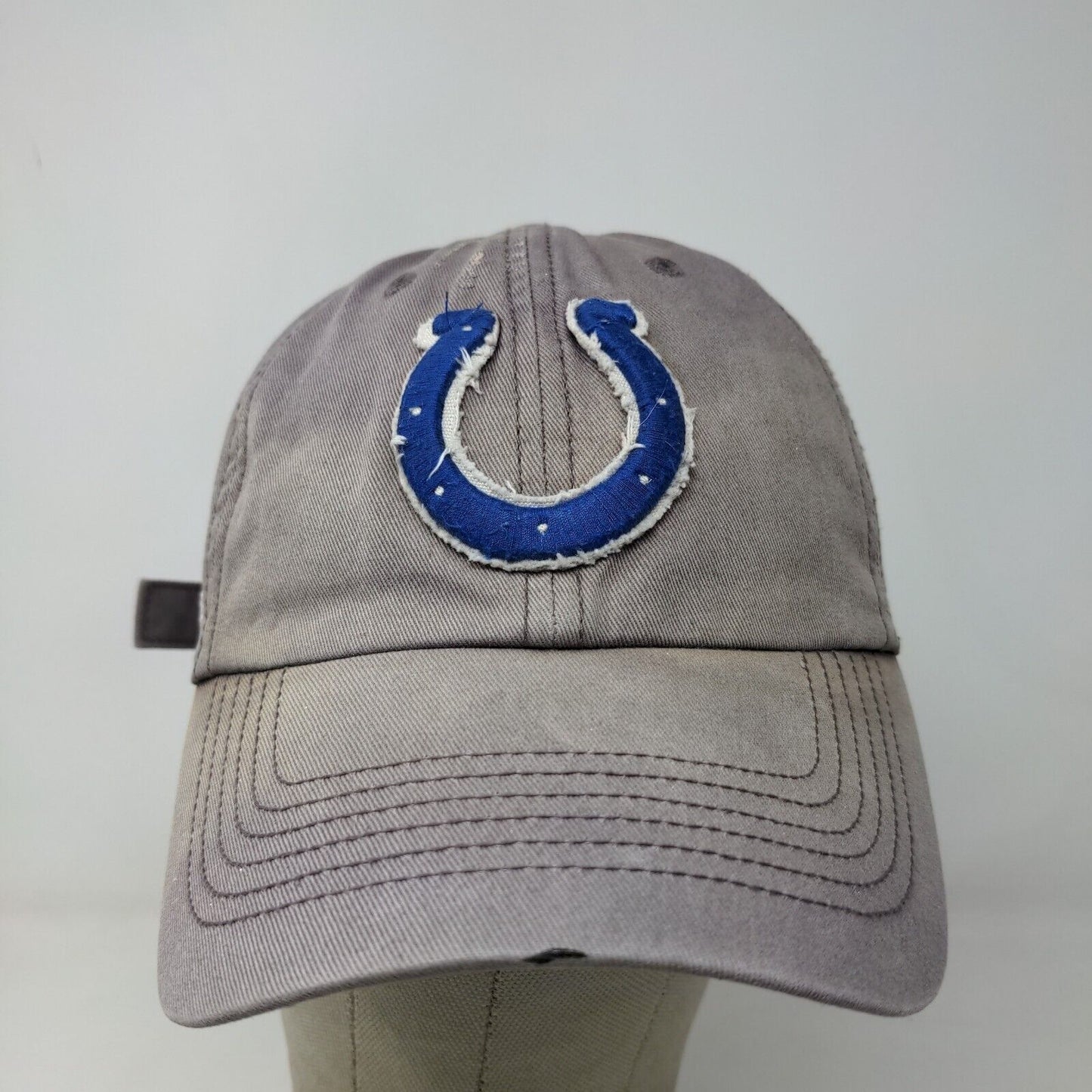 '47 Brand Men's Slideback Hat Gray size OS Embroidered Indianapolis Colts Logo