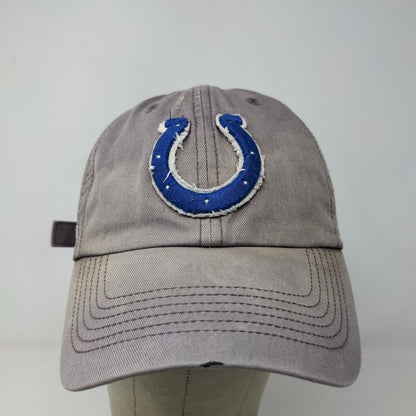 '47 Brand Men's Slideback Hat Gray size OS Embroidered Indianapolis Colts Logo