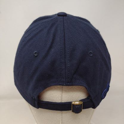 Panama Canal Slideback Hat Blue One Size Solid Adjustable 6 Panel