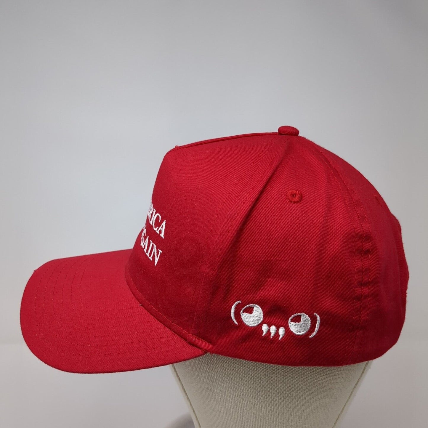Make America Ghastly Again Strapback Hat Red OS Adjustable Embroidered Otto