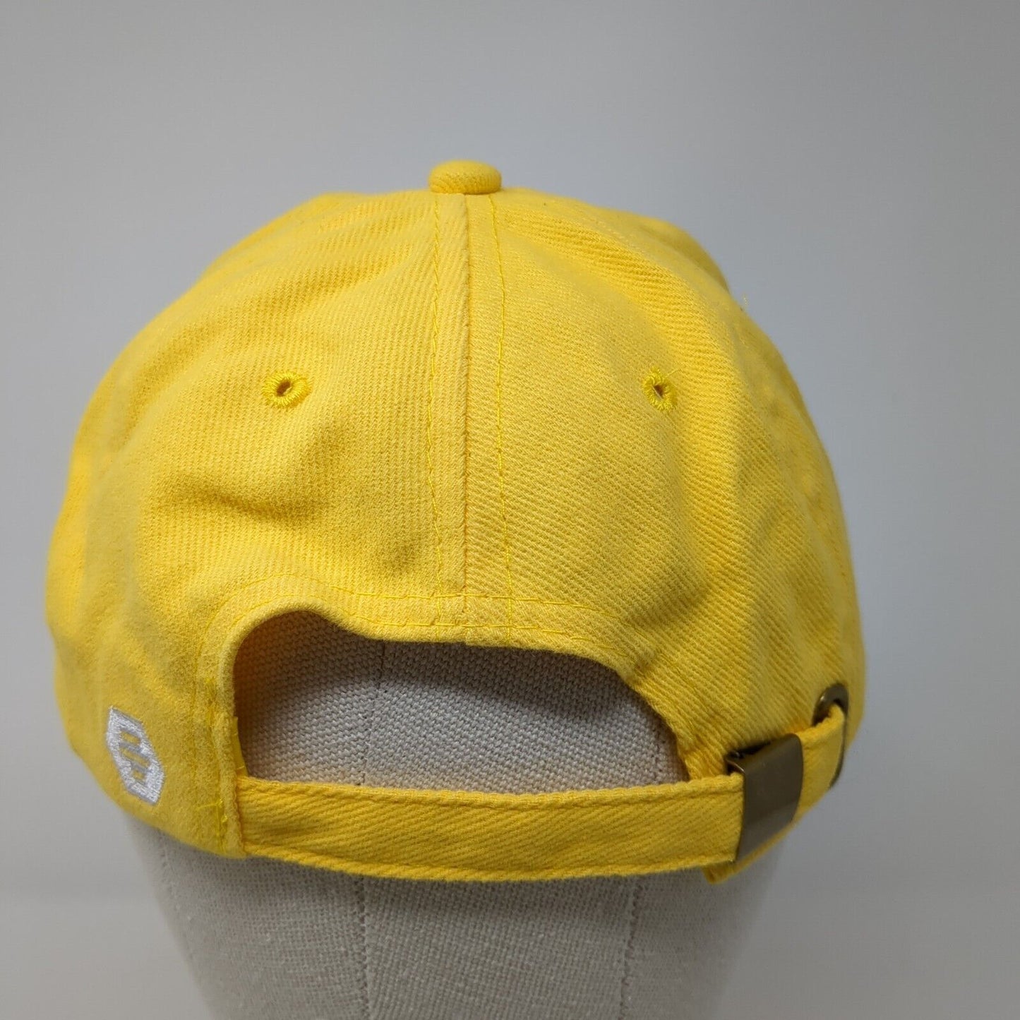 Bumble Slideback Hat Yellow OSFA Adjustable Embroidered Solid 6 Panel