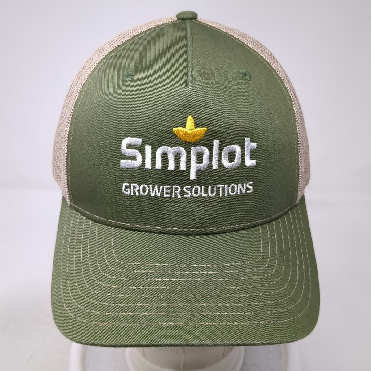 Richardson Trucker Hat Green One Size Simplot Grower Solutions Mesh Snapback