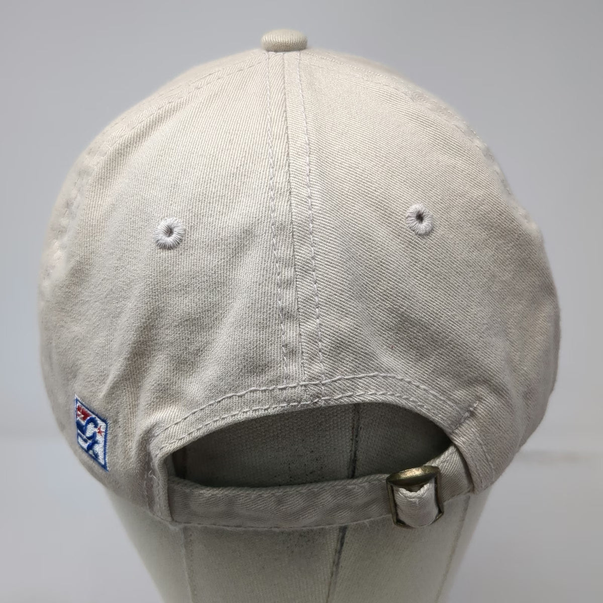 The Game Cal Poly Mustangs NCAA Golf Beige One Size Cap Slideback Embroidery