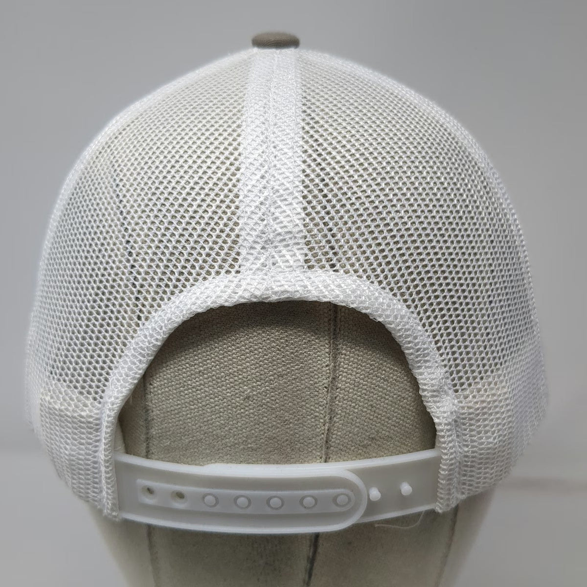 Lindo Trucker Hat Gray White One Size Mesh Snapback Ditch Witch Logo Hat