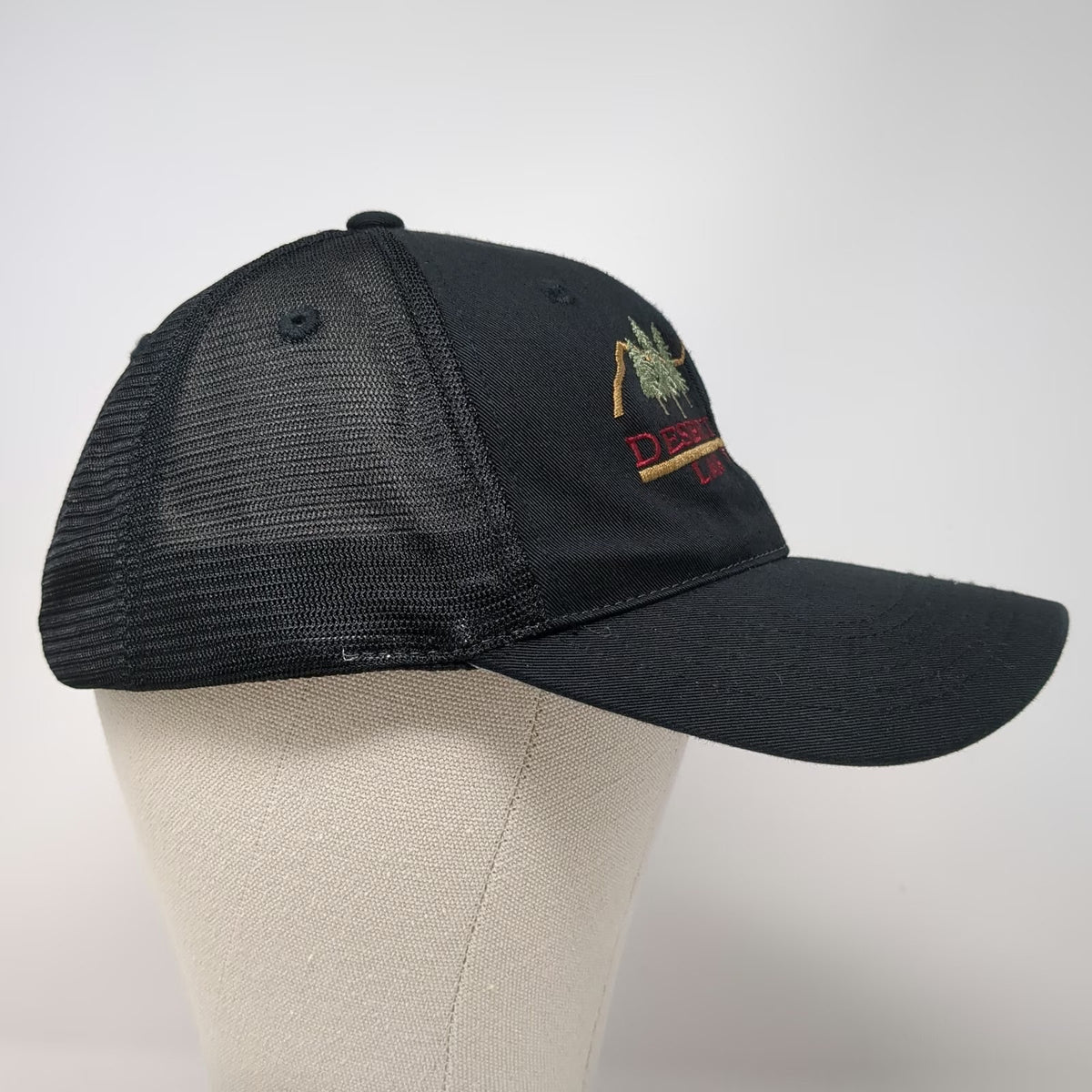 Imperial Baseball Cap Black One Size Desert Pines Las Vegas Mesh Strapback Hat