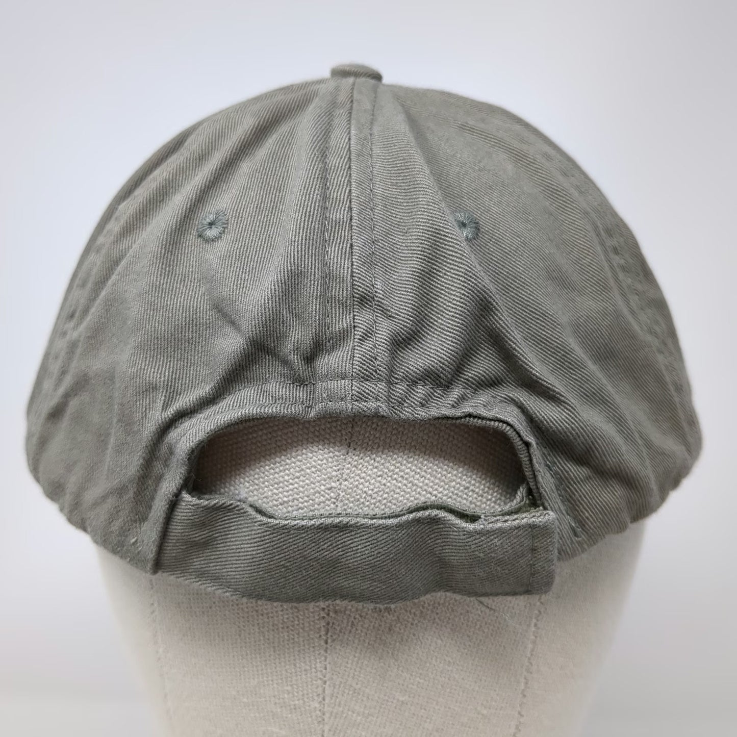 Mountain Boy Sledworks Baseball Cap Brown One Size Strapback Hat Blue Trim Sewn