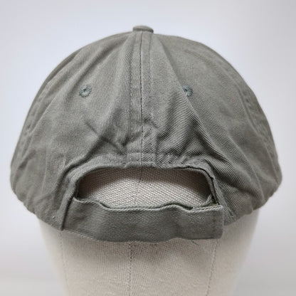 Mountain Boy Sledworks Baseball Cap Brown One Size Strapback Hat Blue Trim Sewn