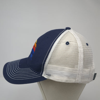 Young Life Snapback Trucker Hat Blue One Size Adjustable Mesh Back Ouray