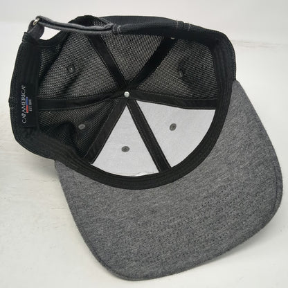 Cap America Baseball Cap Gray One Size Mesh Back Slideback Boise Turn Key Hat