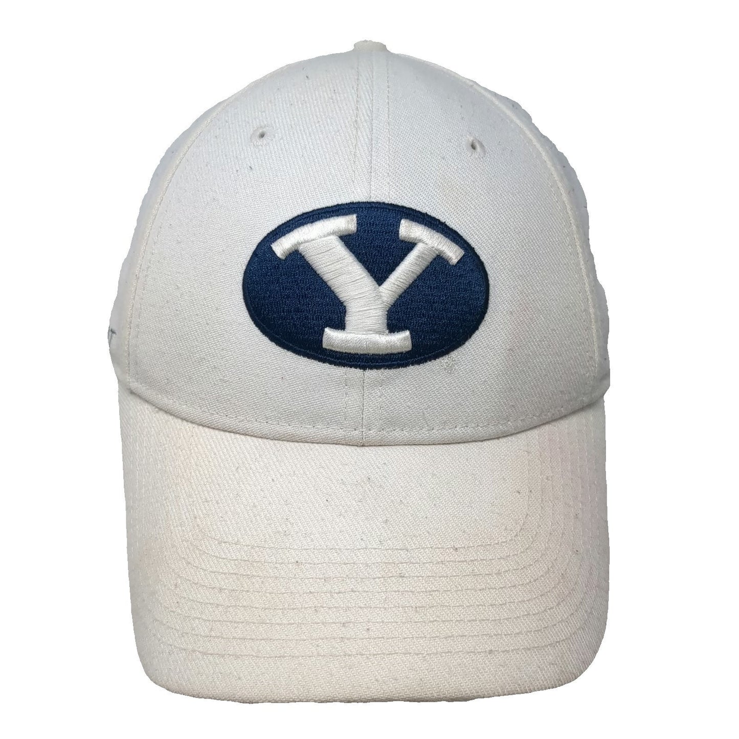 BYU Cougars NCAA Nike Cap White Blue One Size Dri-Fit Legacy91 Performance Hat