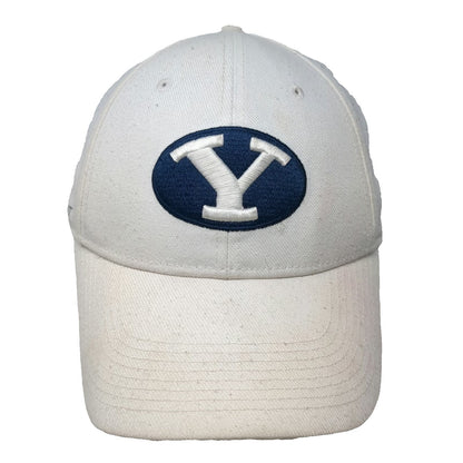 BYU Cougars NCAA Nike Cap White Blue One Size Dri-Fit Legacy91 Performance Hat
