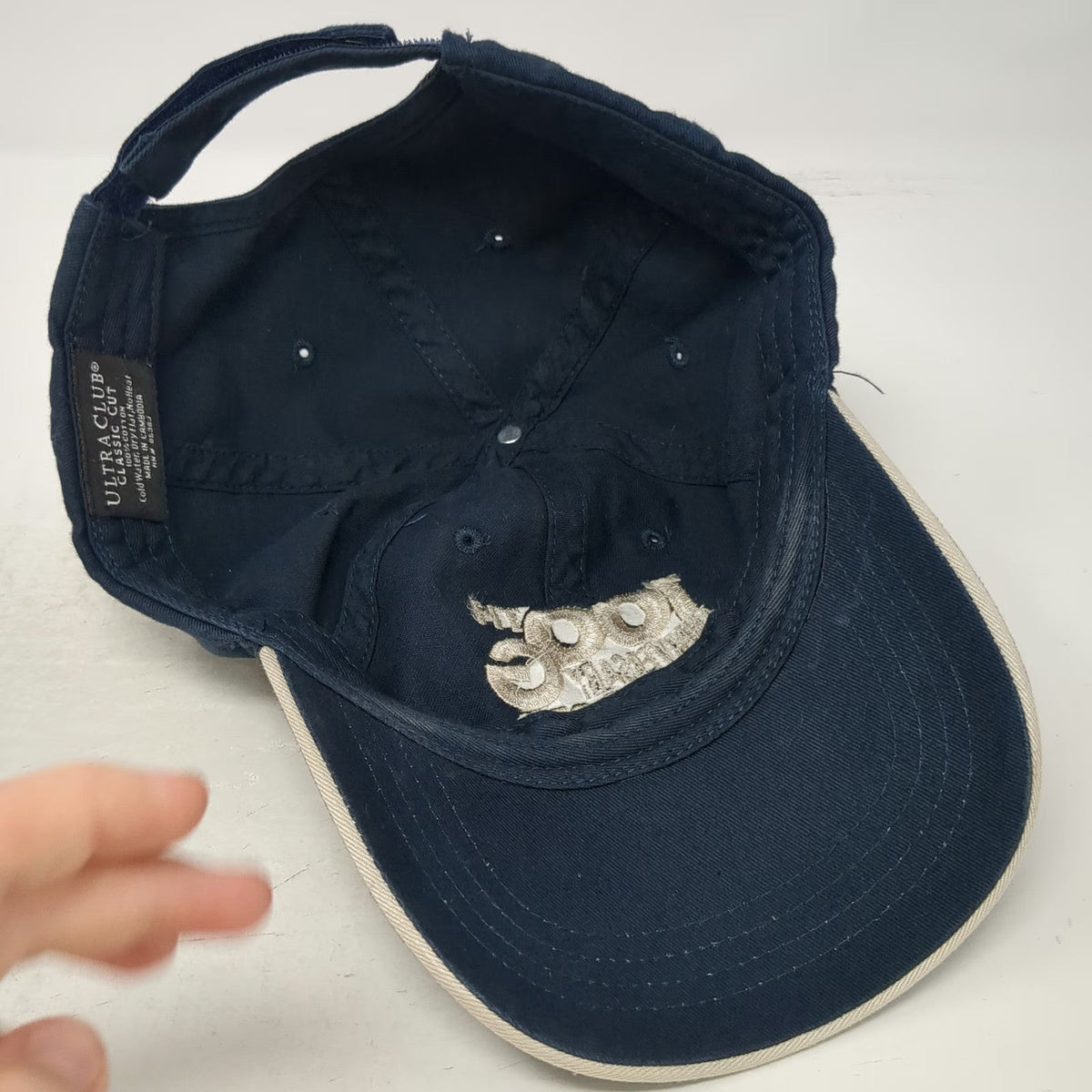 UltraClub Baseball Cap Blue One Size 100th Anniversary 1918-2018 G Logo Hat