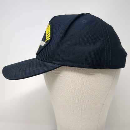 Eagle Crest 5 Panel Blue One Size Hat USS John F. Kennedy CV-67 Ship Snapback