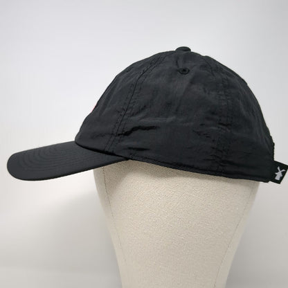 Dutch Bros Black Baseball Cap One Size Nylon Strapback Pink Coffee Logo Hat