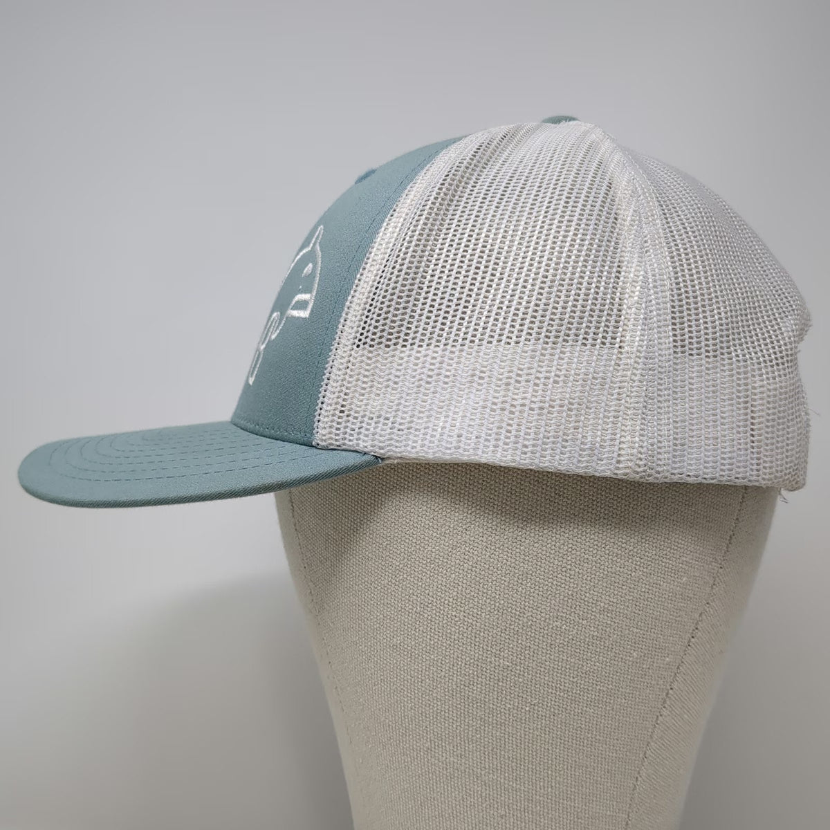 You Know Trucker Hat Blue One Size Snapback Mesh Back Killer Whey Orca Logo Cap