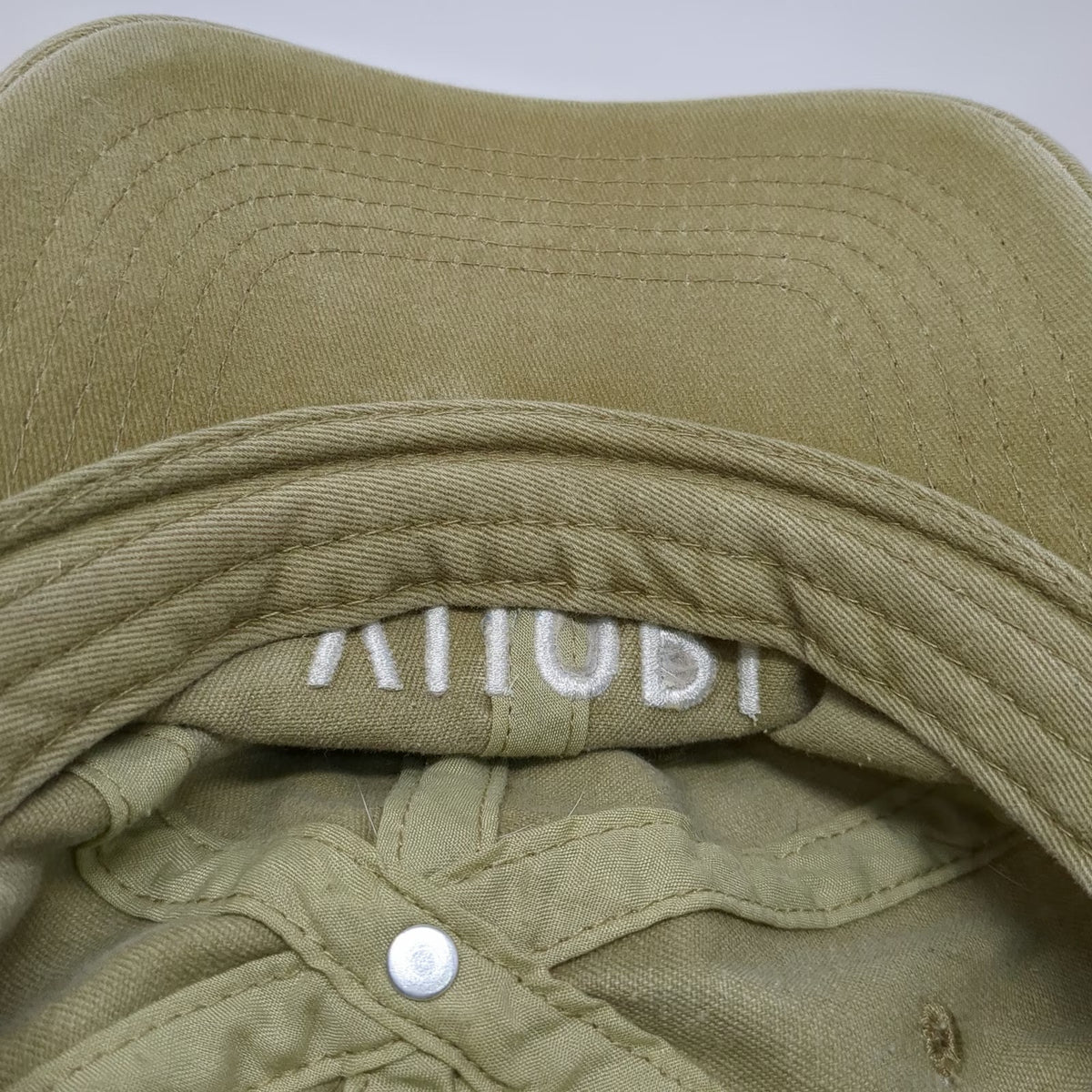 Vuori Baseball Cap Green One Size Adjustable Embroidered Cotton Slideback Hat