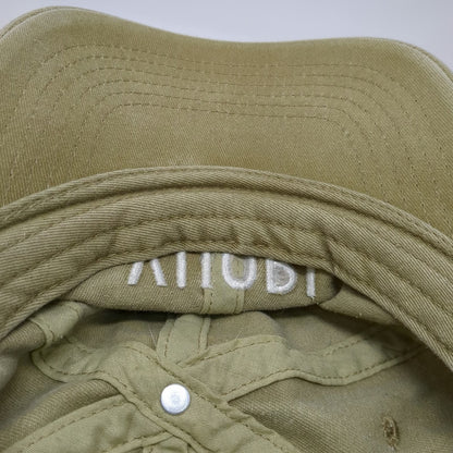 Vuori Baseball Cap Green One Size Adjustable Embroidered Cotton Slideback Hat