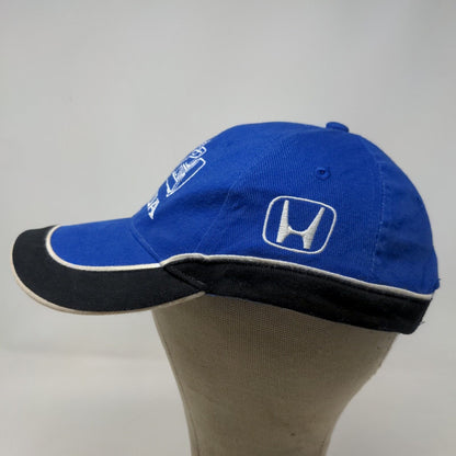 Speedgear Men's Strapback Hat Blue Embroidered Car Honda Logo Spell Out