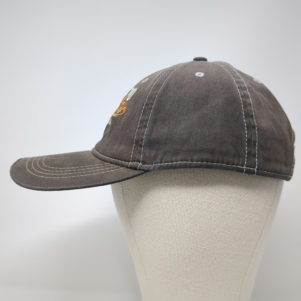 Prairie Mountain Gray One Size Baseball Cap Hat Yosemite California Distressed