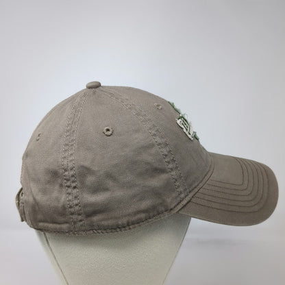 Ouray Baseball Cap Brown One Size Skidmore 1903 Logo Patch Cotton Strapback Hat