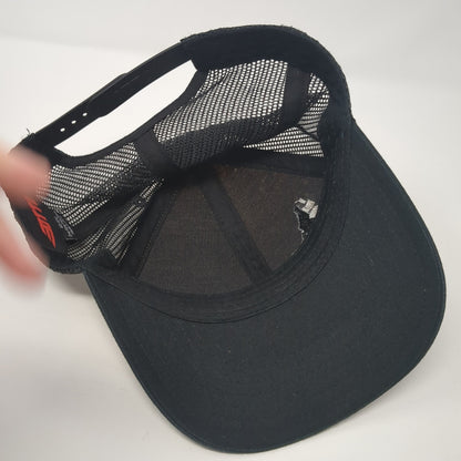 Idaho Mining Apparel Cork Trucker Hat Black One Size Adjustable Mesh Back Otto