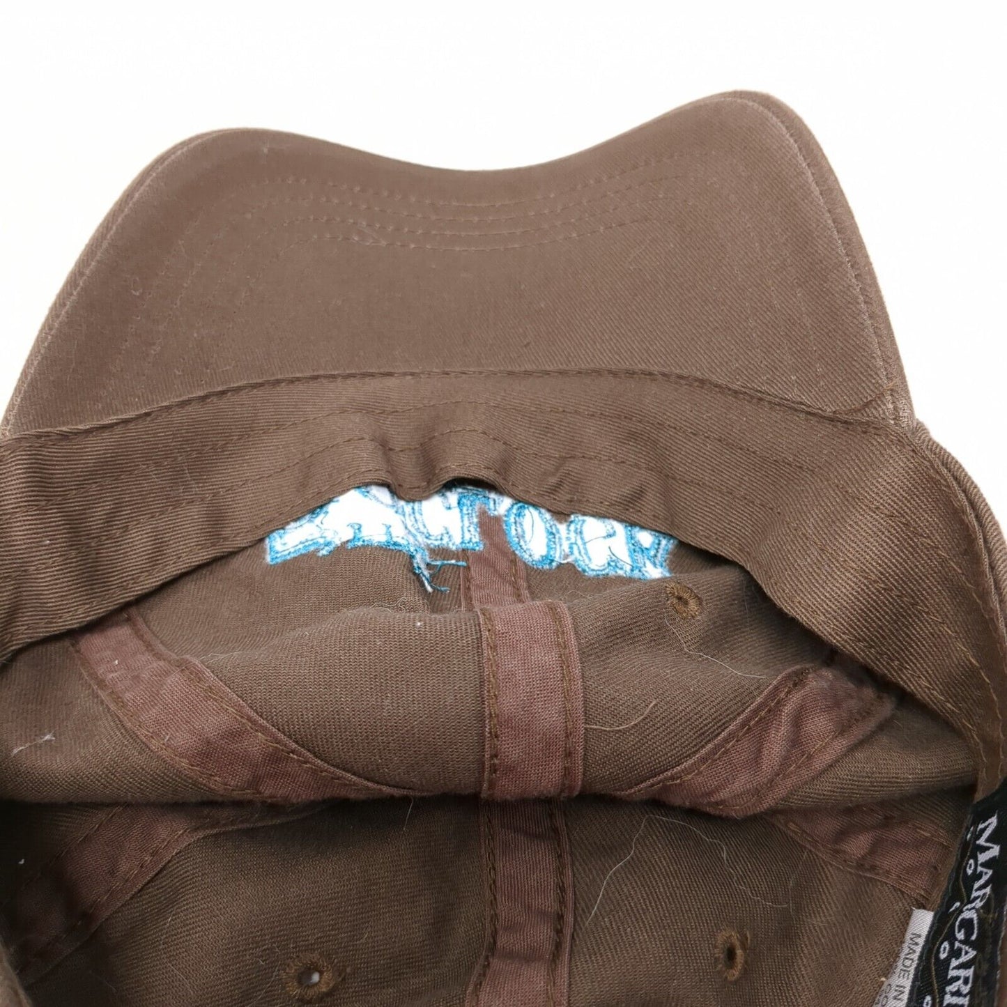 It's 5 O'Clock Somewhere Slideback Hat Brown OS Adjustable Margaritaville Cotton