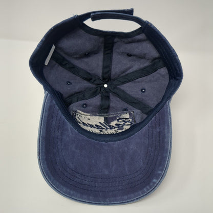 Badlands South Dakota Patch Strapback Hat Blue One Size Adjustable