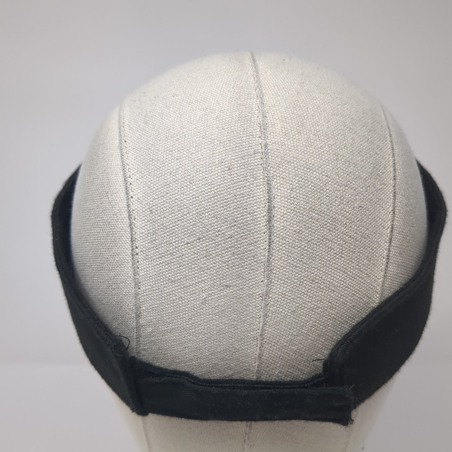 Mini Mart Sun Visor Hat Black One Size Adjustable Strap Embroidered Hit Wear