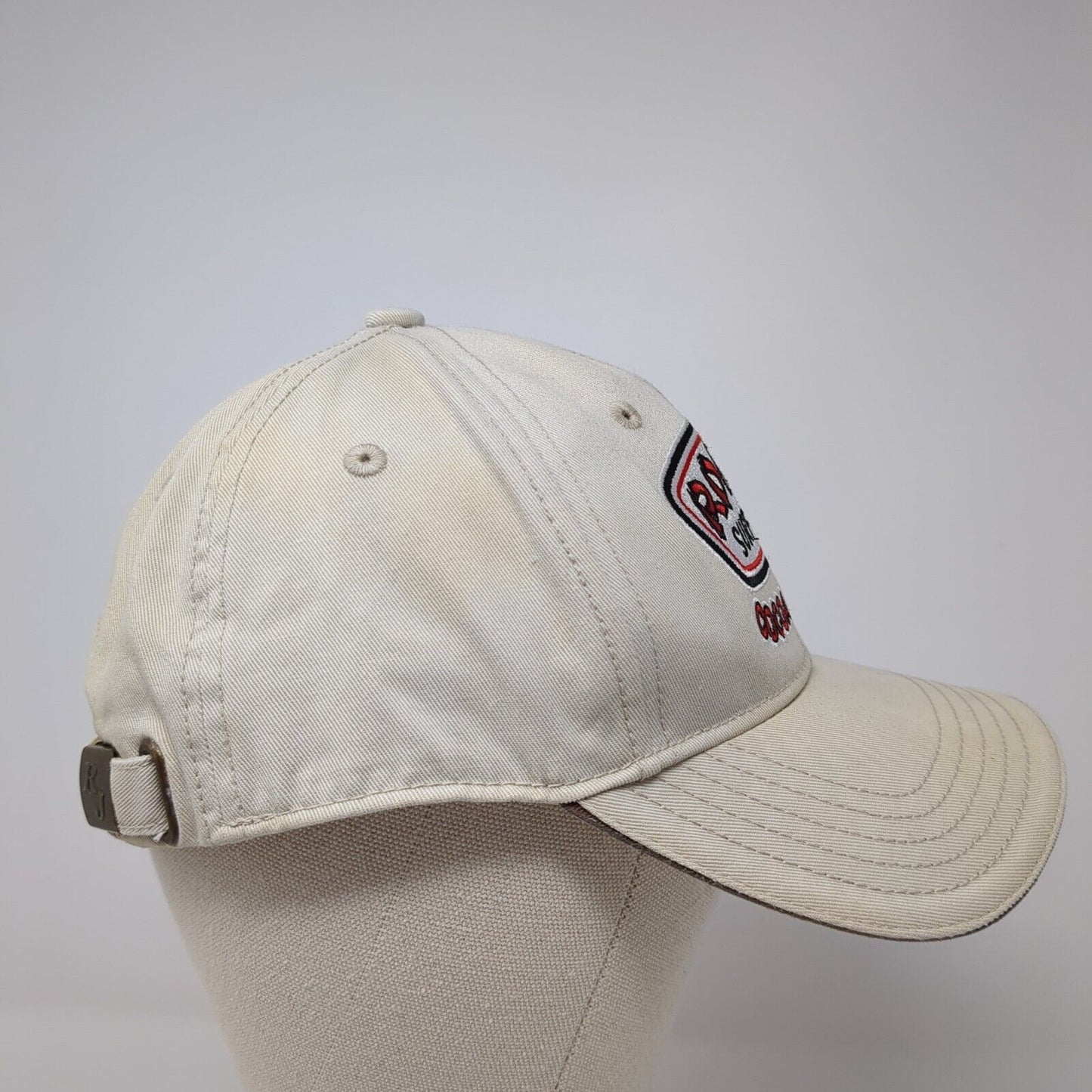 Ron Jon Surf Shop Cocoa Beach Baseball Cap Beige One Size Adjustable Cotton