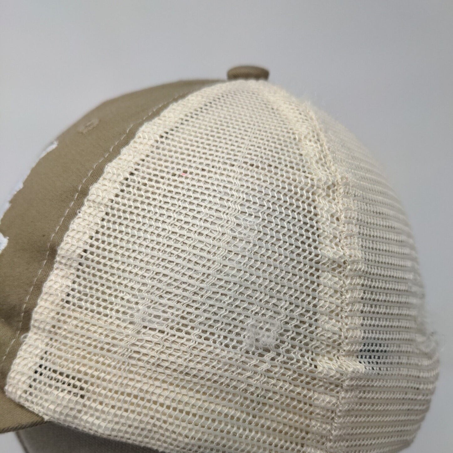 Idaho Farm Bureau Ins. Snapback Trucker Hat Tan OSFA Port Authority