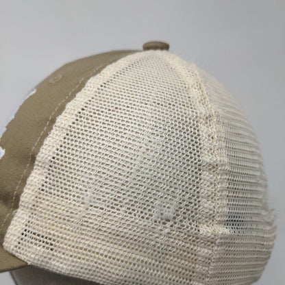 Idaho Farm Bureau Ins. Snapback Trucker Hat Tan OSFA Port Authority