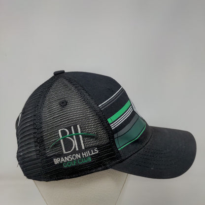 Black Clover Est. 2008 Branson Hills Golf Club Trucker Hat Black OS Mesh Back